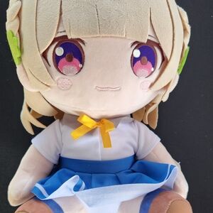 Rem Anime Plush Doll with Blue Skirt